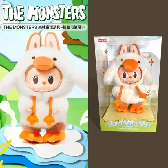 Pop Mart The Monsters Labubu Forest Fairy Tale Duck Pendant China Exclusive - Picture 13 of 16